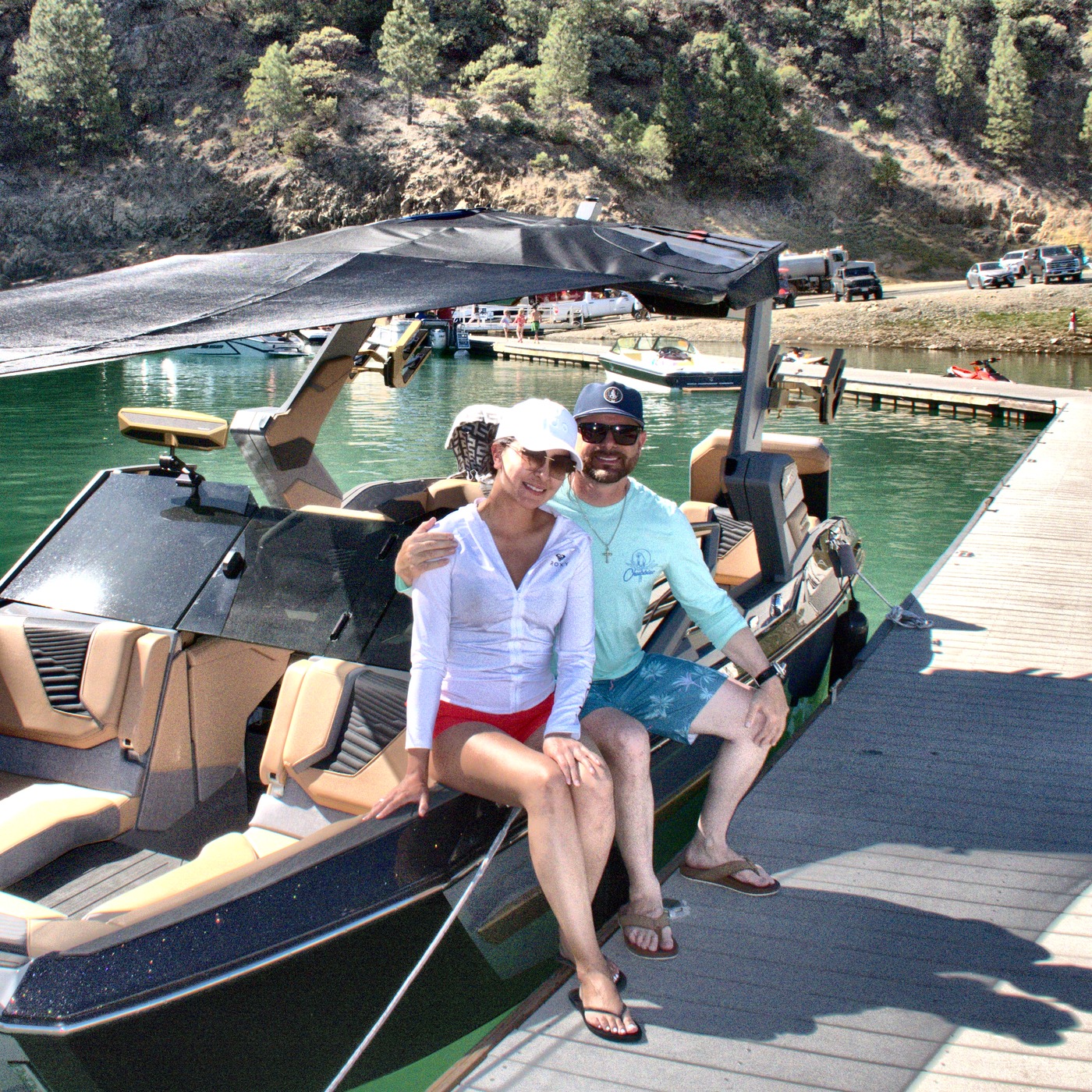 Chris and Gerika aboard their 2026 MasterCraft X24